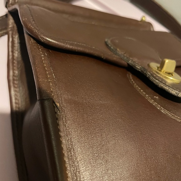 Coach Brown Leather Crossbody Bag - Picture 4 of 14